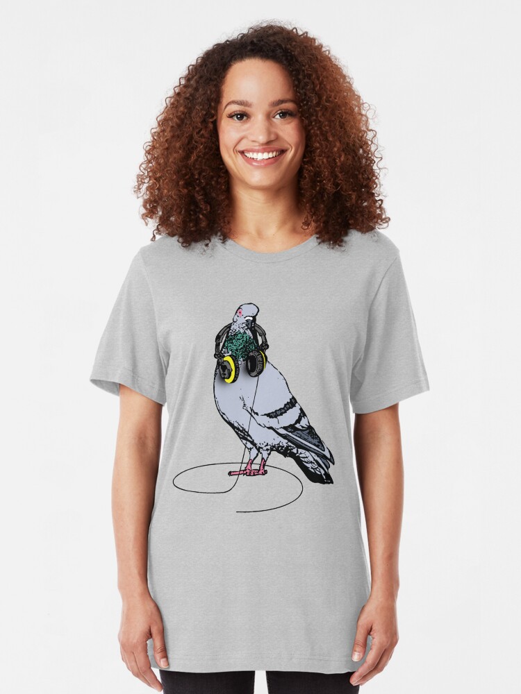 Alternate view of Techno Pigeon Slim Fit T-Shirt