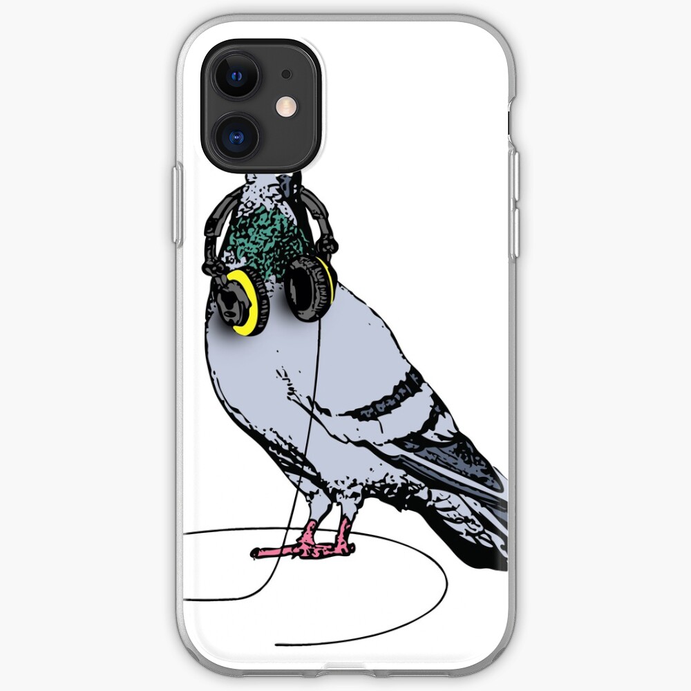 Techno Pigeon iPhone Case & Cover