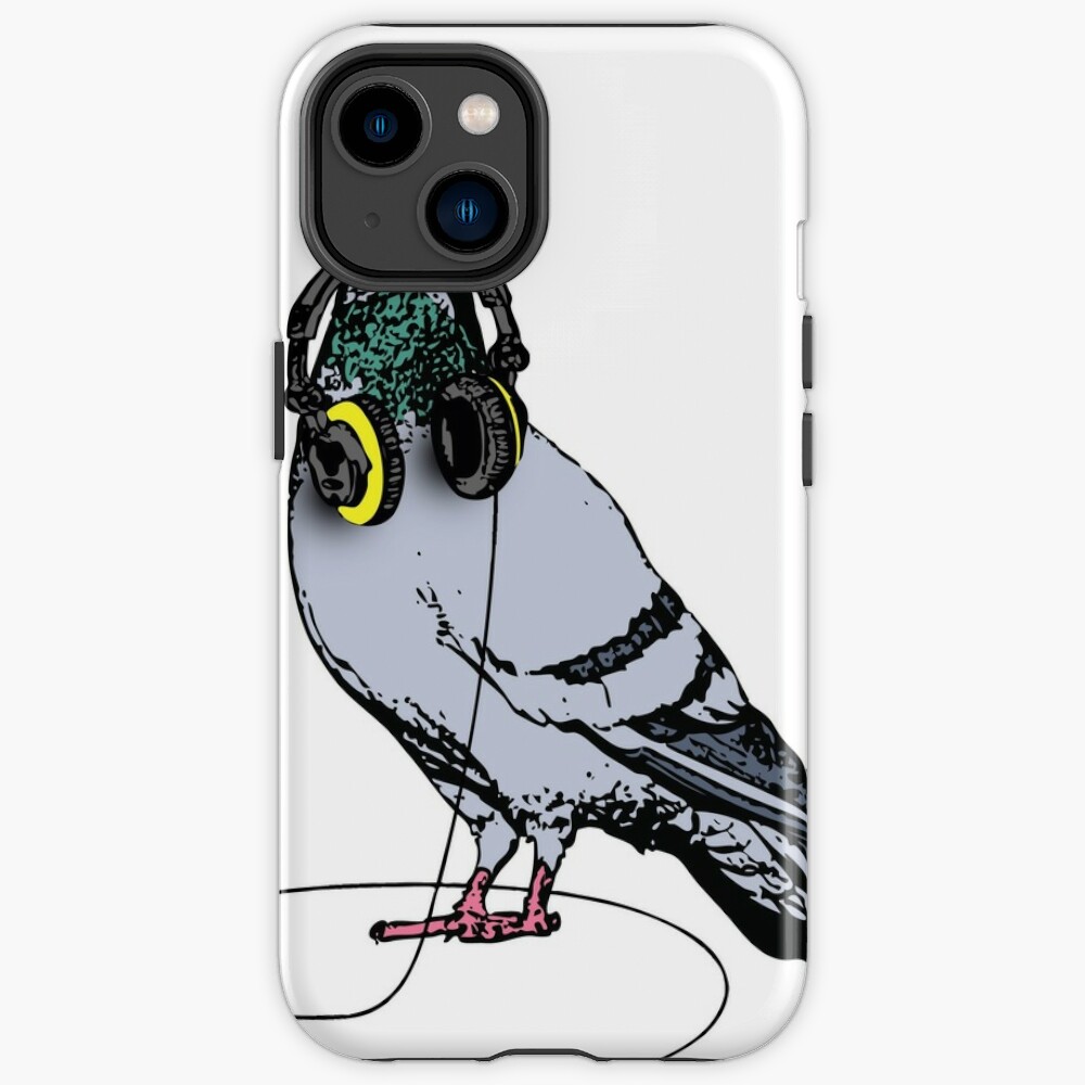 Techno Pigeon iPhone Case