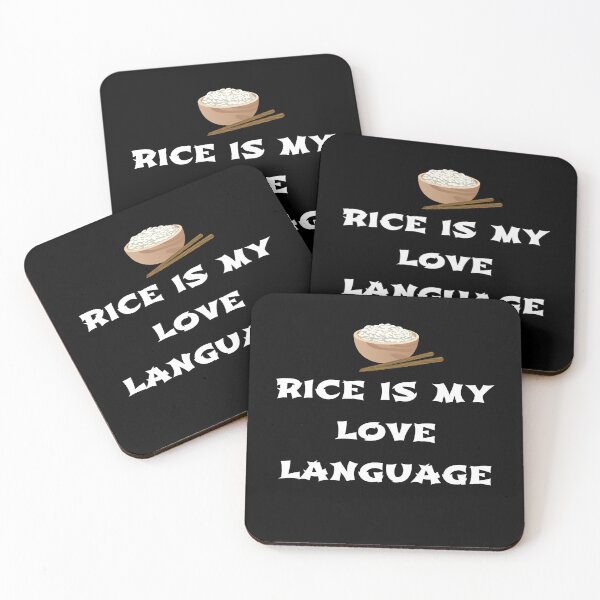 Item preview, RICE IS MY LOVE LANGUAGE designed and sold by KatisDesign.