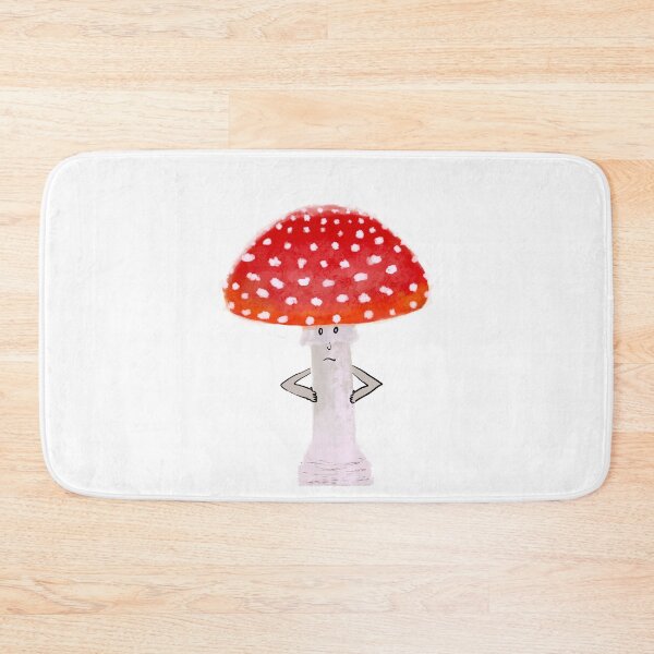 Item preview, ‘’No Touching” Angry Mushroom Amanita Muscaria designed and sold by Inky-elinky.