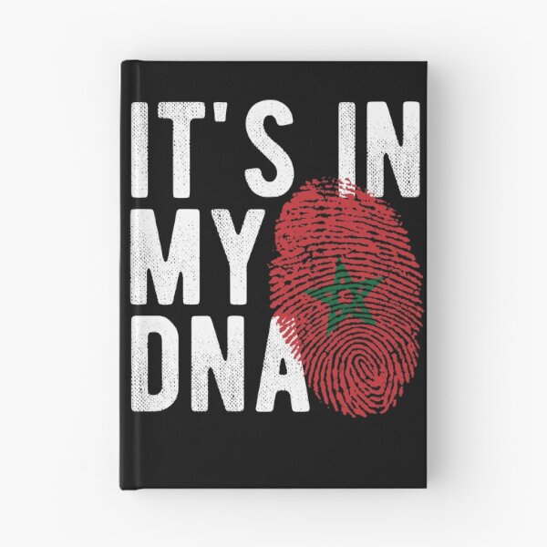 Item preview, IT'S IN MY DNA Morocco Flag Moroccan T Shirt Graphic Gift T-Shirt designed and sold by CandyLoo.