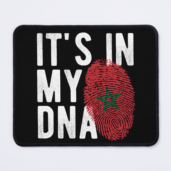 Item preview, IT'S IN MY DNA Morocco Flag Moroccan T Shirt Graphic Gift T-Shirt designed and sold by CandyLoo.