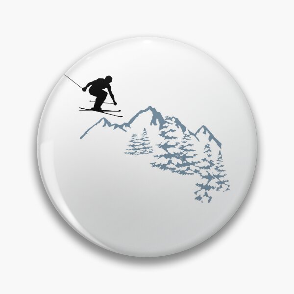 Item preview, Skiers in action, skiing designed and sold by claudiasartwork.