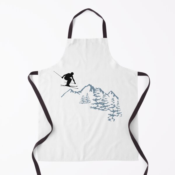 Artikelvorschau, Skifahrer in Action, Skifahren entworfen und verkauft von claudiasartwork.