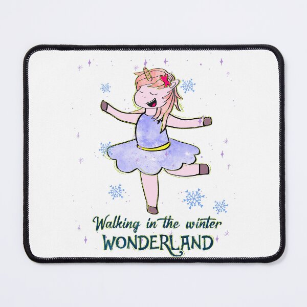Item preview, Winter Unicorn- Walking In The Winter Wonderland designed and sold by badretop.
