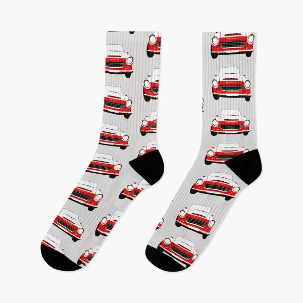 Item preview, Datsun Roadster 1960s classic car high contrast red designed and sold by soitwouldseem.