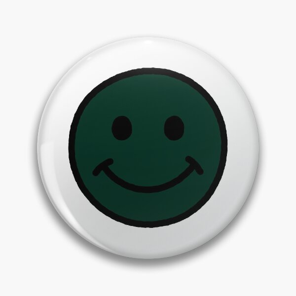 Item preview, SMILEY FACE (DARK GREEN W/BLACK OUTLINE) designed and sold by Top10Designs.