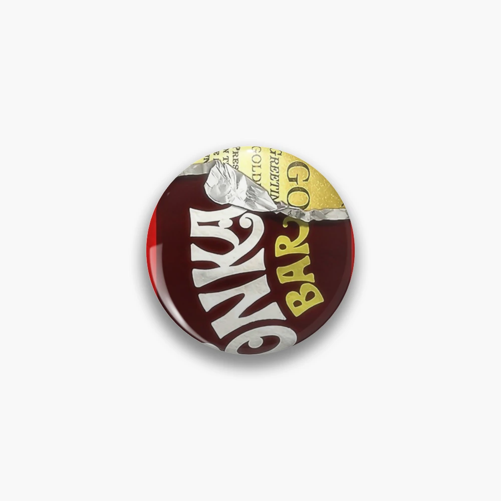 Willy Wonka Golden Ticket Pin for Sale by orriskareas