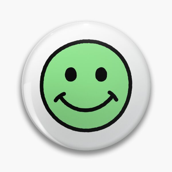 Item preview, SMILEY FACE (LIGHT GREEN W/BLACK OUTLINE) designed and sold by Top10Designs.