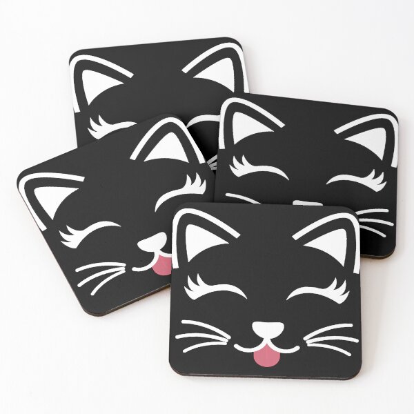 Item preview, Face of a cute kitten sticking out her tongue designed and sold by The-Blue-Feline.