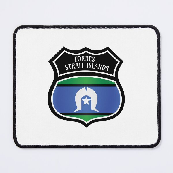 Item preview, Torres Strait Islands Shield Pride Flag designed and sold by RahallusNtx.