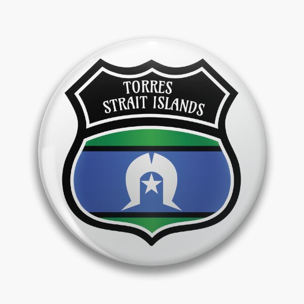 Item preview, Torres Strait Islands Shield Pride Flag designed and sold by RahallusNtx.