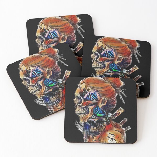 Item preview, Samurai Skull designed and sold by Necropolisband.