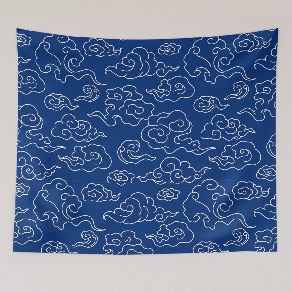 Item preview, Seamless cloud pattern blue designed and sold by angelisart.