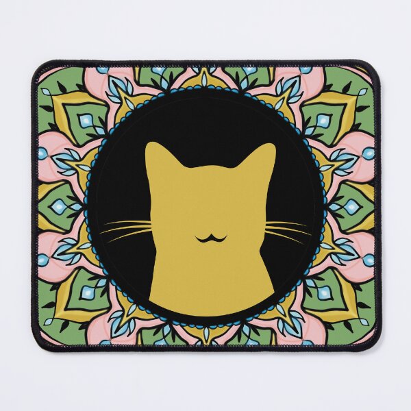 Item preview, Mandala Cat Circular pattern in form of mandala for Henna, Mehndi, tattoo,flower pattern design, decoration. Decorative ornament in ethnic oriental style. Coloring book page. designed and sold by MokonoKokoro.