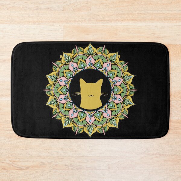 Item preview, Mandala Cat Circular pattern in form of mandala for Henna, Mehndi, tattoo,flower pattern design, decoration. Decorative ornament in ethnic oriental style. Coloring book page. designed and sold by MokonoKokoro.
