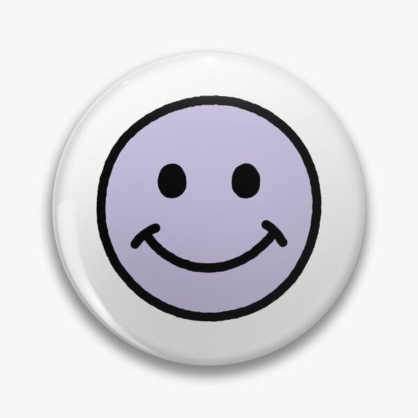 Item preview, SMILEY FACE (LIGHT PURPLE W/BLACK OUTLINE) designed and sold by Top10Designs.