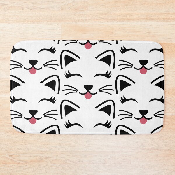 Item preview, Face of a cute kitten sticking out her tongue designed and sold by The-Blue-Feline.