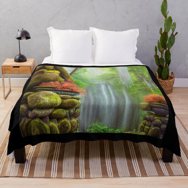 Item preview, Lost Forest Temple 8 - Throw Pillows and Prints.  designed and sold by ScatterHub.