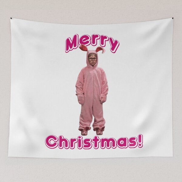 Item preview, Merry Christmas Ralphie Pink Easter Bunny The Christmas Story Movie designed and sold by starkle.