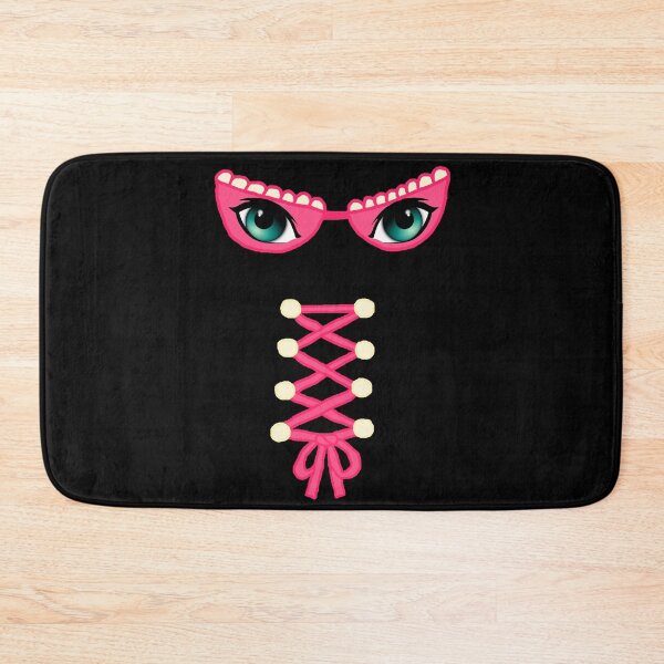 Item preview, Corset Ribbon and  blue eyes bra with pink lace designed and sold by Hypnotees.