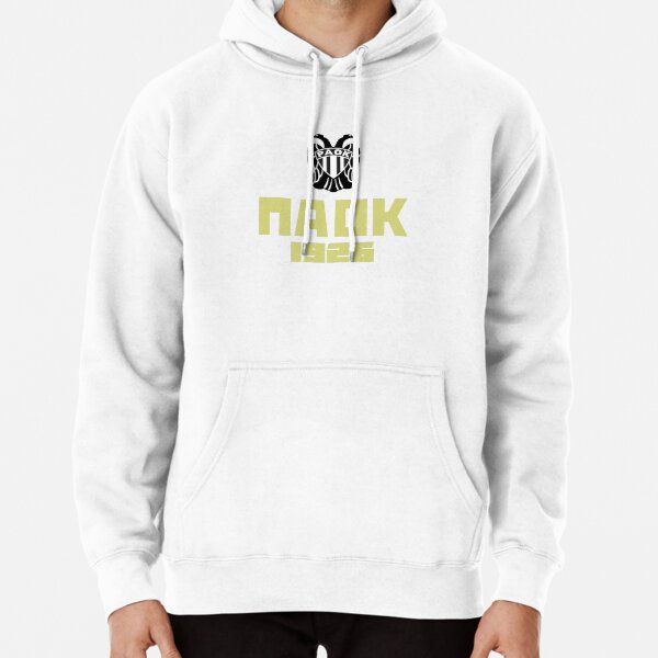 PAOK Saloniki Hoodie - Gate 4 Fans Siebdruck Doppelkapuze