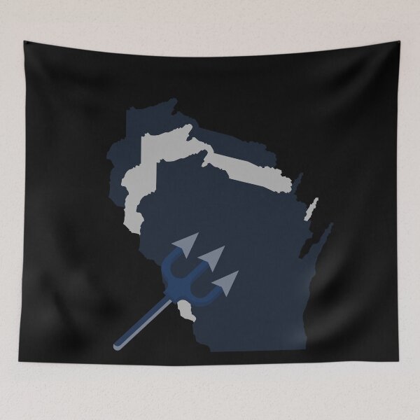 Item preview, Wisconsin Border, Blue Devils designed and sold by LatterDaze.