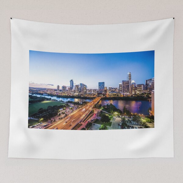 Item preview, Austin, Texas, City Skyline, City Lights designed and sold by newburyboutique.