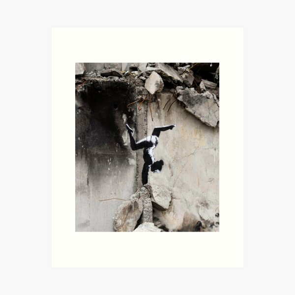 Item preview, Banksy Ukraine Gymnast - Graffiti Art designed and sold by WE-ARE-BANKSY.