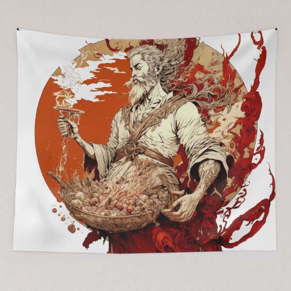 Item preview, God of Food and Wine designed and sold by RiverstepStudio.