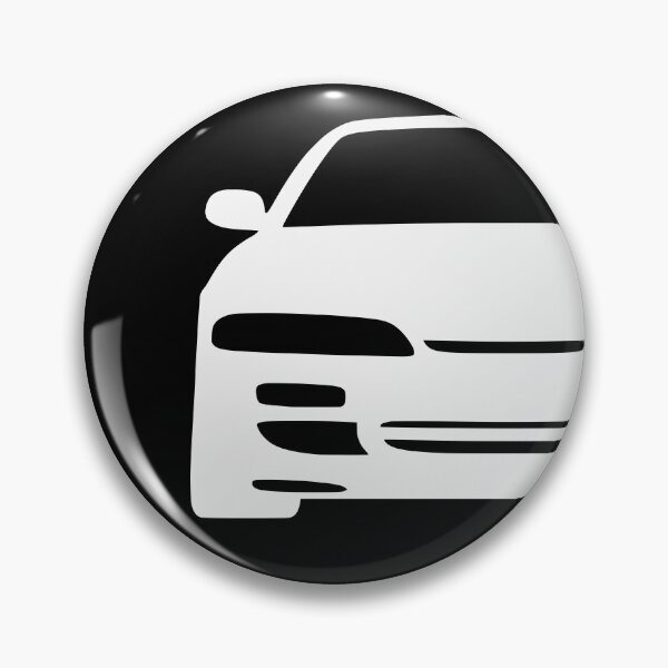 Item preview, Nissan Silvia S14 Zenki 180SX 200SX 240SX white silhouette designed and sold by EdimDesign.