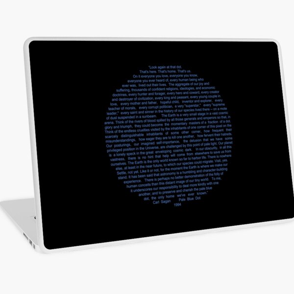 Pale Blue Dot Laptop Skin