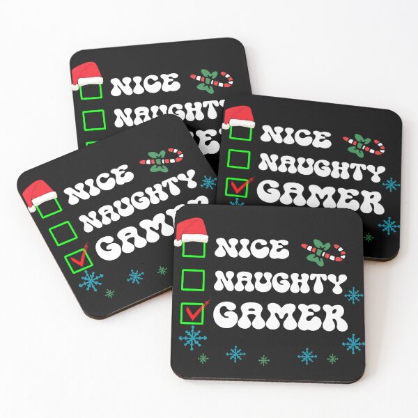 Item preview, Nice Naughty Gamer Christmas List designed and sold by Mannoucha ⭐⭐⭐⭐⭐ ( 1,978 reviews ).