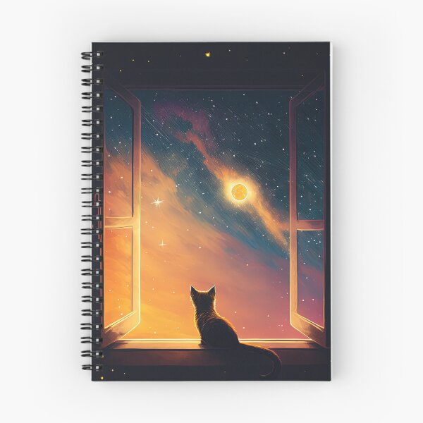Item preview, George The Star Gazer Cat 7  designed and sold by idreamaboutcats.