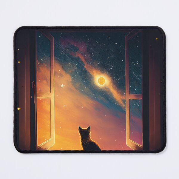 Item preview, George The Star Gazer Cat 7  designed and sold by idreamaboutcats.
