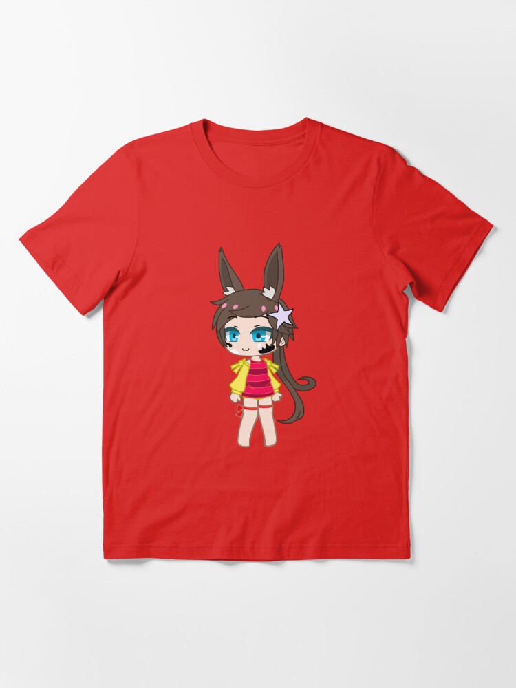 Chibi Girl Gacha Club Cheerful Rabbit - Happy Girl Sweet Star - Chibi Girl  Gacha Life Cheerful Anime - Gacha Club Dolls Baby T-Shirt by gachanime