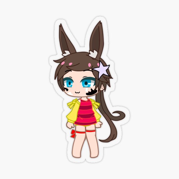 Happy Mouth Gachalife Sticker By Cyber Devil - Gacha Life Stickers