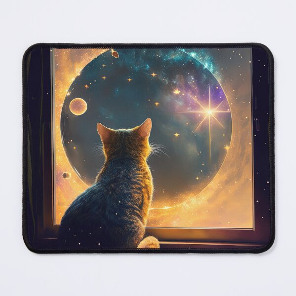 Item preview, George The Star Gazer Cat 3  designed and sold by idreamaboutcats.