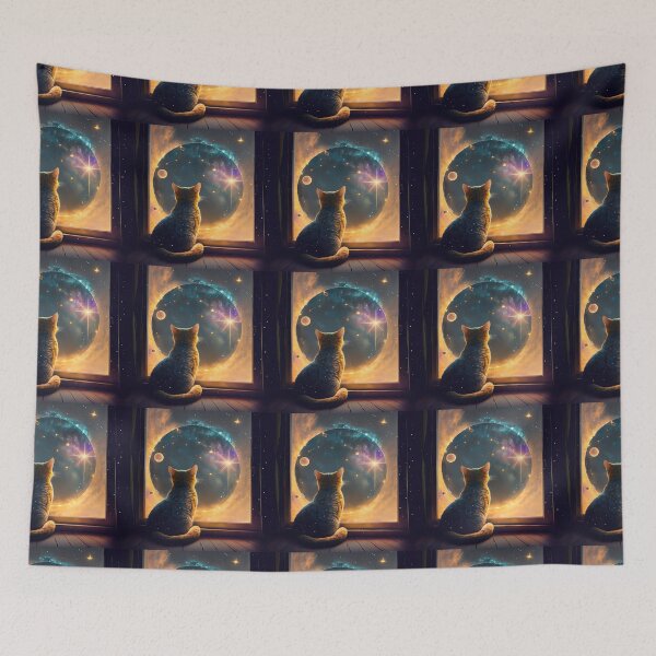 Item preview, George The Star Gazer Cat 3  designed and sold by idreamaboutcats.
