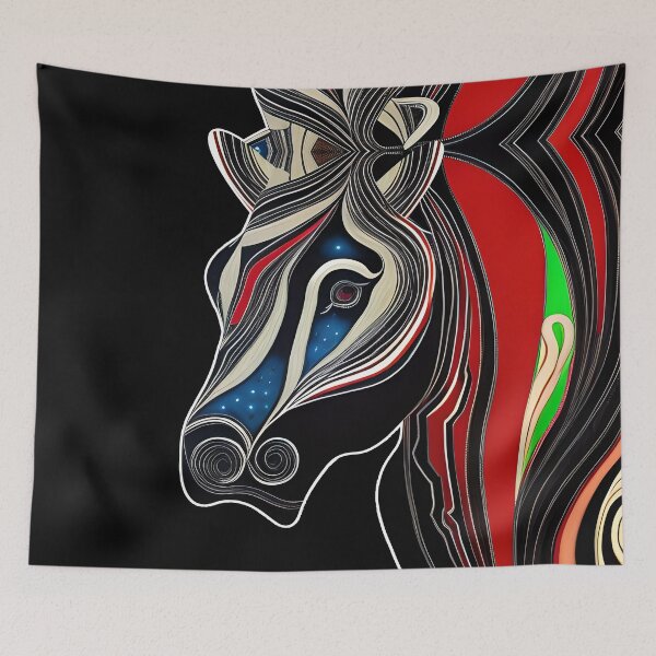 Item preview, Abstract horse head designed and sold by Astralia.