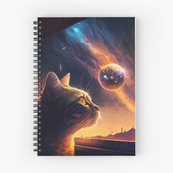 Item preview, George The Star Gazer Cat 8  designed and sold by idreamaboutcats.