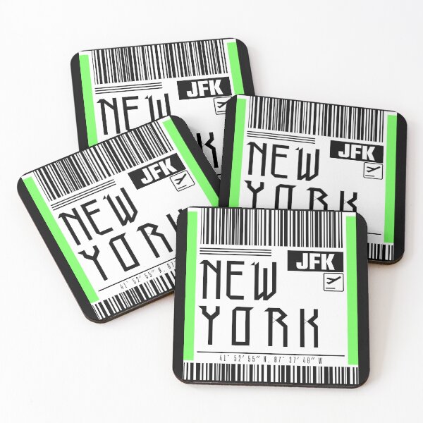 Item preview, New York Boarding pass Tag designed and sold by LeddsoDello.