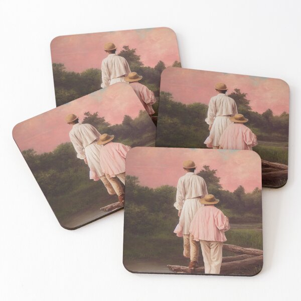Artikelvorschau, a vintage couple in a beautiful landscape, pink entworfen und verkauft von Zaria-ai.