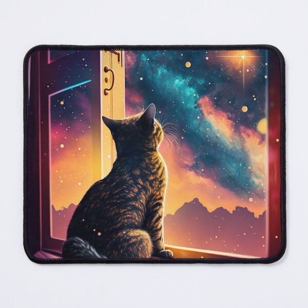 Item preview, George The Star Gazer Cat 5 designed and sold by idreamaboutcats.