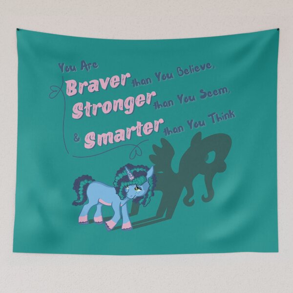 Item preview, You Are Braver Stronger Smarter, Misty MLP designed and sold by Saignus.