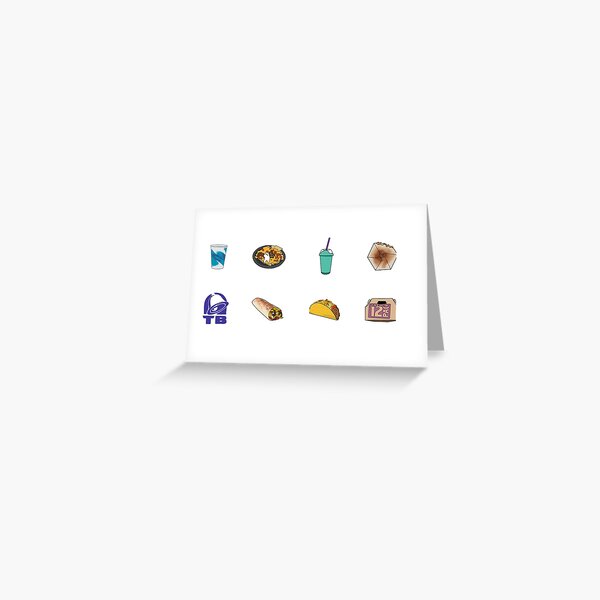 Taco Bell Variety Pack Greeting Card
