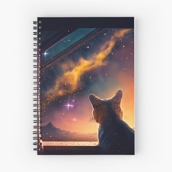 Item preview, George The Star Gazer Cat 4  designed and sold by idreamaboutcats.