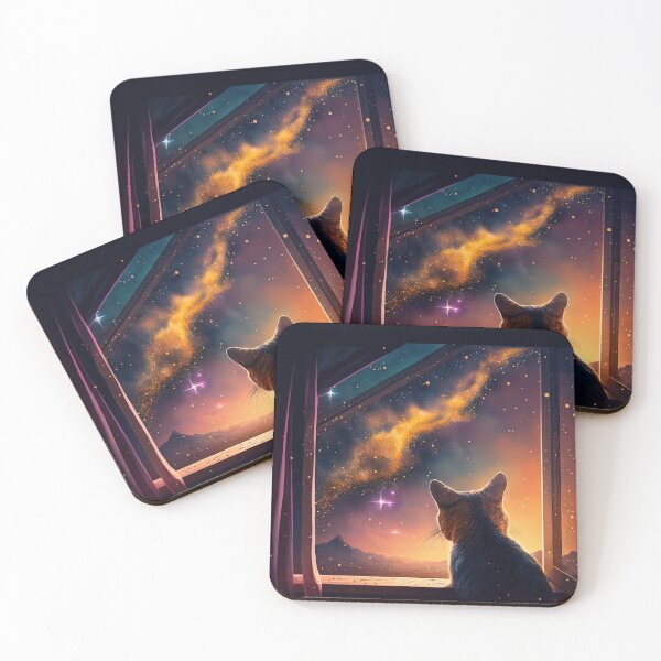 Item preview, George The Star Gazer Cat 4  designed and sold by idreamaboutcats.