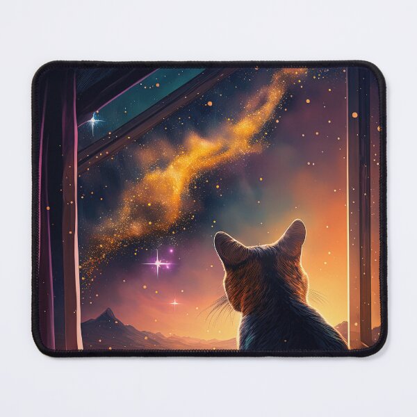 Item preview, George The Star Gazer Cat 4  designed and sold by idreamaboutcats.